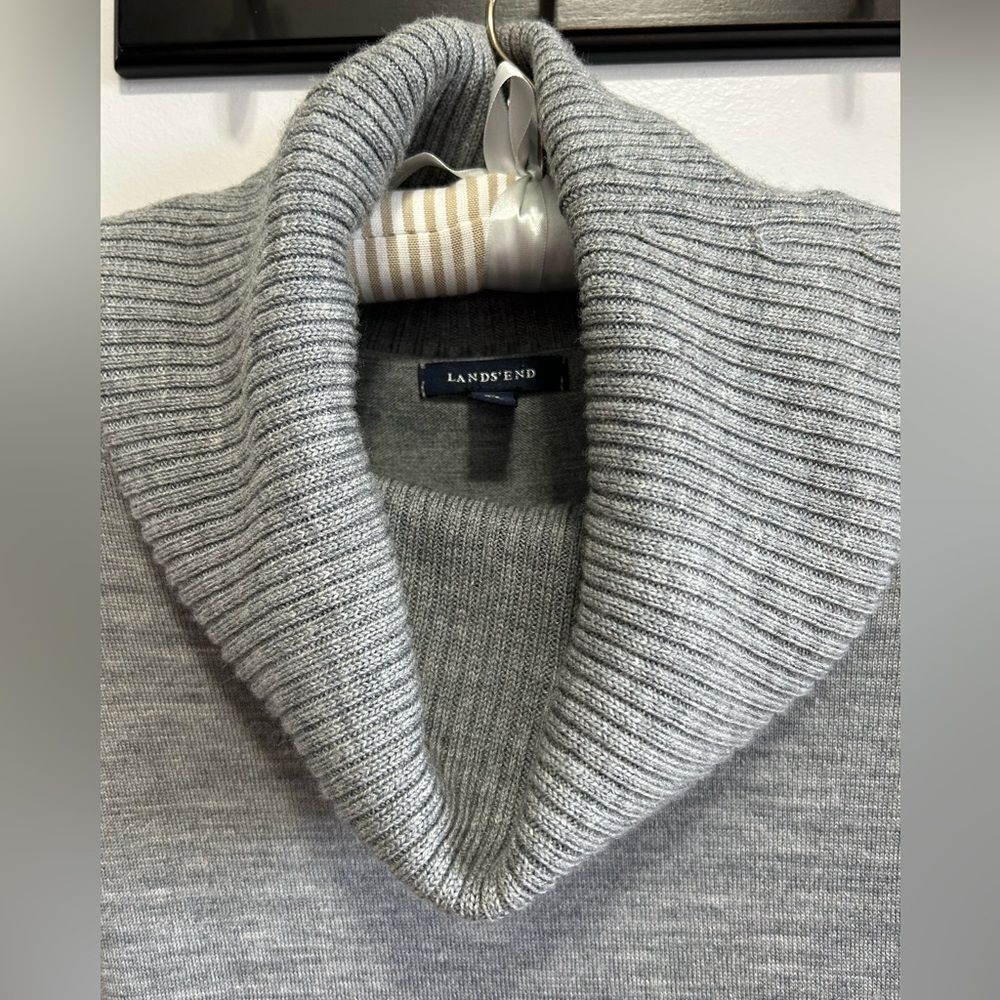 HP🎉❤️Lands’ End Cow Neck Sweater Dress - Picture 3 of 9